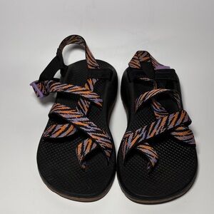 Chaco Cloud Black and Orange Women's Sandals